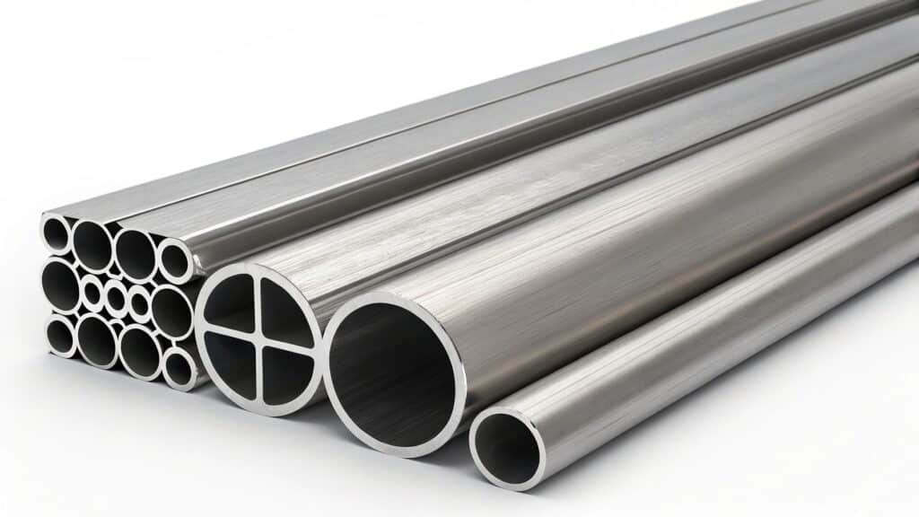 An image illustrating varying strengths, perhaps with a graphic showing a light-duty tubing application versus a heavy-duty one, with icons representing a strong alloy and a thicker wall for the latter.